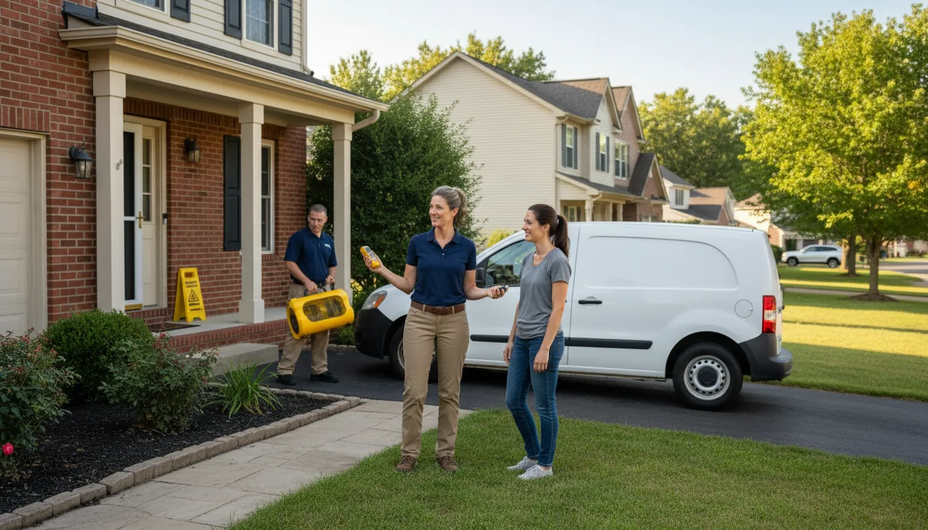 Residential water damage restoration in Shawnee, CO